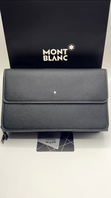 کیف دستی مدارکی چرم سافیانو مون بلان / MONTBLANC HANDBAG