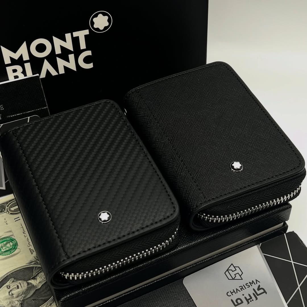 جاکارتی چرم آکاردئونی مون بلان | Acardion Montblanc Cardholder